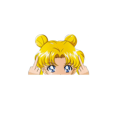 Sailor Moon Anime Car Stickers Die Cut 3D Motion Lenticular Sticker For Lap Top