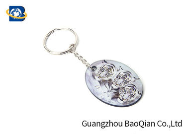 UV Printing Personalized 3D Keychains , 3D Keyring Customized Different Shape