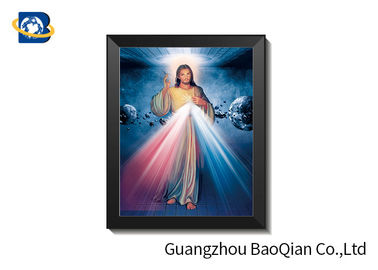 High Definition 3D Lenticular Religion Pictures Religion Theme CMYK Offset Printing