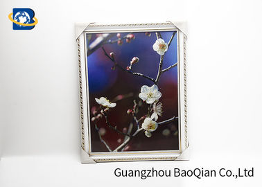 PET / PP 3D Lenticular Pictures Printing Beauiful Flower Pattern For Home Decoration