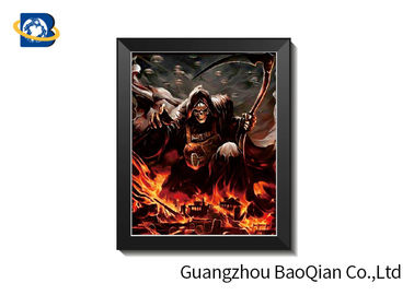 60 * 80cm Waterproof Grim Ripper 3D Lenticular Pictures For House Decoration