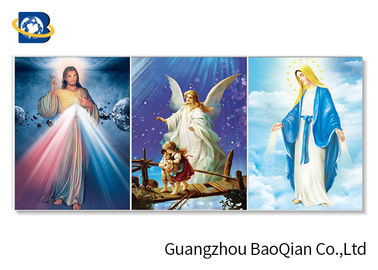 Home Decorative 3d Lenticular Flip Printings Of Religion , Wall  Art /  Picture / Poster