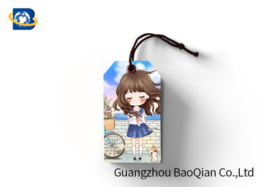 Cartoon 3D Picture Custom Printed Hang Tags , Personalized Hang Tags For Clothing