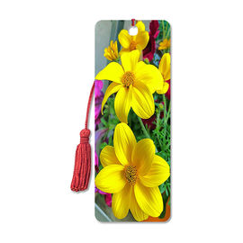 Flower Design Souvenir 3D Lenticular Bookmark / 3D Lenticular Printing