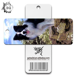 2019 New Design 3D Hologram Bookmark Of Cute Dogs Animal With Tassels