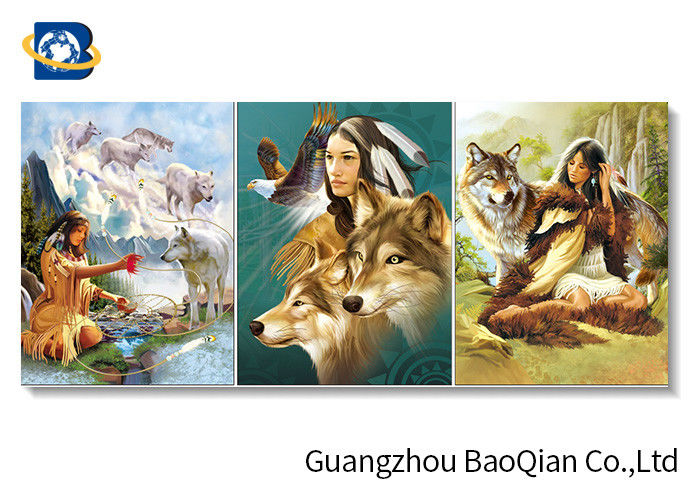 OEM Printing Service For Wall Decorative Picture , 3d Lenticular Picture