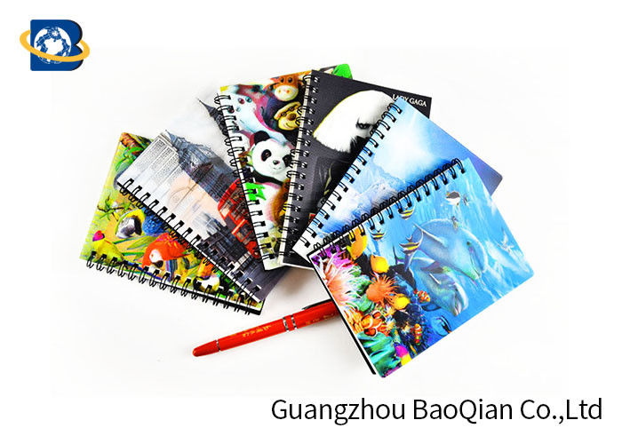 A4 A5 A6 3D Lenticular Notebook Eco - Friendly Material For Student Stationery