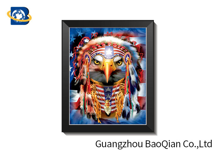 Promotional Gift 3D Lenticular Printing , Plastic 30 X 40CM Stock 3D Picture